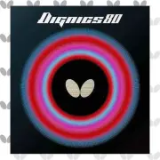 Butterfly Table Tennis Rubber Dignics 80 Back Soft High Tension Red Thick 06050
