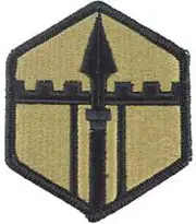 US Army 301st Maneuver Brigade OCP Scorpion Hook Back Military Patch