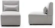 1pc Seater Extension Modular Lounge Suite Sofa Fabric Sectional Ottoman Couch