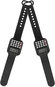 Operitacx 1set Calculator Watch Watches Toys Calculation Watch for Children Watch with Calculator for Boy Calculation Watch Wrist Watch Small Calculator Mini PVC Black 2pcs