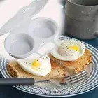 Microwave Egg Poacher Saves Time Eggs Made Easy No Safety Mess F6R5