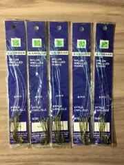 5 - Kassnar Nylon Snelled Hooks - Size 1/0 - 6 Hooks Per Package
