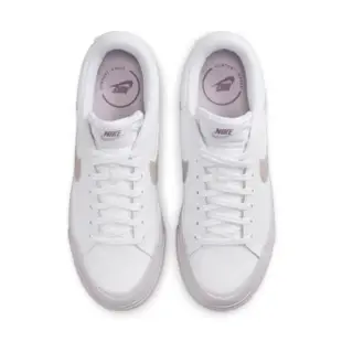 【NIKE 耐吉】WMNS COURT LEGACY LIFT 白紫 增高 厚底 女 休閒鞋(DM7590-105)