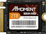 MMOMENT 2TB MX44 M.2 2230 NVMe SSD, PCIe Gen4 x4 Internal SSD, Up to 5100MB/s Read & 4800MB/s Write, Single-Sided, Compact 2230 Form Factor, Compatible with Steam Deck, ROG Ally, Surface Pro/Laptop