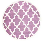 Playtime Billie Kids Violet Pink Lattice Rug