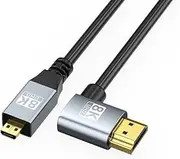 PVC 6x2.3mm Video to 10.5x2.5mm Connection Cord for Clear 1080p 8K60hz Display for Screen and Projectors Video Cord
