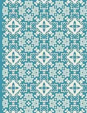 Teal Arabesque Dot Grid Notebook: If you've never used this type of dotted paper, you're in for a treat! Perfect for note taking, sketching, journaling, design, 3-D renderings and so much more.