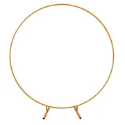 2M Round Hoop Arch Mesh Backdrop Flower Display Stand Frame Wedding