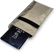 Lvfeier Security Pouch - Cell Phone Anti-Tracking Anti-Spying GPS RFID Signal Blocking Bag Shielding Pouch Wallet Case for Cell Phone Privacy Protection