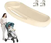 Stroller Snack Holder,Adjustable Stroller Organizer with Cup Holder | Portable Pram Attachment, Reusable Pushchair Accessories for Outdoor