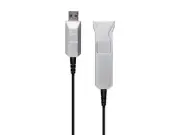 Monoprice SlimRun USB-A to Female 3.0 Extension Cable - Fiber Optic Black 32.8ft