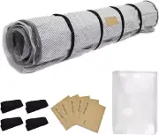 Foam Mattress Vacuum Bag (Queen/Full/Full XL) with Straps and 5 Name Tag Sticke