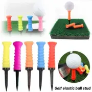 Resilience Golf Rubber Tees Low Resistance Golf Putting Aid Elastic Nail-