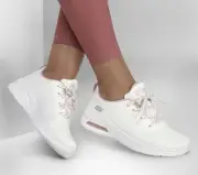 Woman Skechers BOBS Squad Air Sweet Encounter Sneaker 117379 Color Off White New