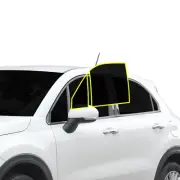 Precut Front Windows Nano Ceramic Window Tint Film Kit Fits Fiat 500X 2016-2023 (for: Fiat)