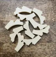 LEGO Tan Arch 1 x 3 x 3. QTY 10. Part No. 13965. New, Bulk Available.