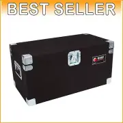 Odyssey Carpeted LP Case with Recessed Hardware - Durable Vinyl Storage Solution