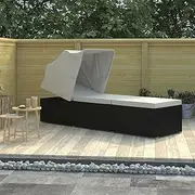 Cream White Lounger with Outdoor, Patio, Lawn Use; Folding Recliner Sun Lounger for Relaxing Adults, Camping, and Gravity Seating