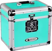 Odyssey Vintage Series Aqua 12" Vinyl Records or LP Case, Holds 70 PCS
