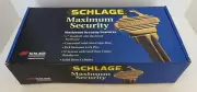 SCHLAGE Camelot Entry Door Handle Deadbolt Accent Handle Handle Set Pewter