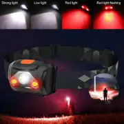 Red/White LED Light Headlamp Head Light Predator Hunting Torch Lamp 4 Mode