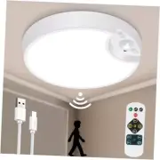 Rechargeable Motion Sensor Closet Light, Battery Operated Ceiling Light with