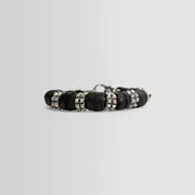 [KD2024] Bracciale a Blocchi in Pelle e Argento con Piramide Multicolor