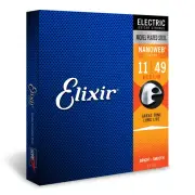 Elixir Electric Guitar Strings 1 Pack Nickel Plated Steel NANOWEB Coating Medium