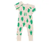 Bonds Baby/Toddler Zip Wondersuit - Twinkle Tree/White