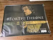GAME OF THRONES - ORIGINAL HUGE ROLLED VINYL SUBWAY POSTER TYRION LANNISTER