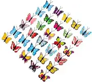 DOITOOL 50Pcs Butterfly Shape Push Pins Cute Decorative Thumbtacks for Home and Office Desk Accessories for Photos Cork Board and Craft Projects