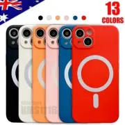 For iPhone 15 11 12 13 14 Pro MAX Case Plus Mini Xs XR Magnetic cover Magsafe