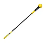 Golf Swing Training Aid Golf Swing Trainer Aid Golf Practice Warm-Up 40" Yellow