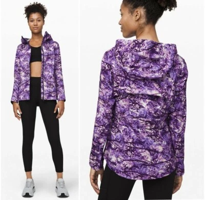 NWT RARE Lululemon Seawheeze The Rain Is Calling Jacket Fractal Forest Size 6