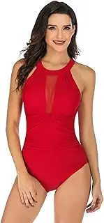 [NEOFEN] Swimwear One Piece Swimsuit Slim Padded Push Up Ruched Swimwear Swimming Costume Ladies Bathing Suits Swimsuits