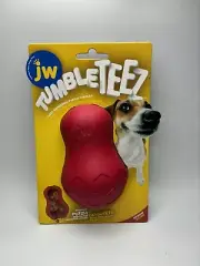 JW Pet Tumble Teez Puzzler Treat Dispenser Assorted Dog Toy