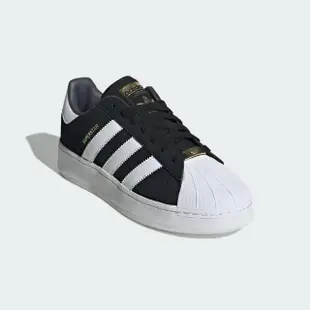 【adidas 愛迪達】Superstar XLG 男女 休閒鞋 經典 復古 三葉草 貝殼頭 金標 穿搭 黑白(ID4657)