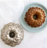 Nordic Ware Toffee Blossom Bundt Pan with Bundt Keeper