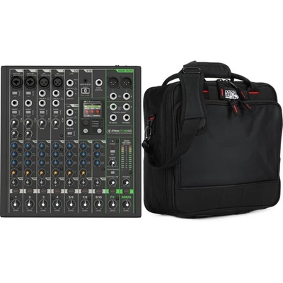 Mackie ProFX10 Go Battery-powered 10-channel Mixer with Bag