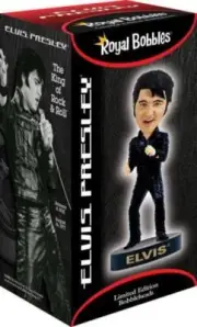 Royal Bobbles Elvis Black leather REPLACEMENT BOX ONLY