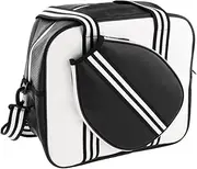 Pickleball Paddle Shoulder Tote Bag with Paddle Pocket Pickleball Racket Bag