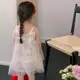 女童碎花洋裝韓國童裝夏季小女孩洋公主裙吊帶網紗裙子