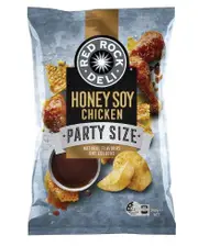 Red Rock Deli Honey Soy & Chicken Potato Chips Party Bag 290g