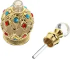 WOONEKY Essential Oil Bottle Ornament Container Vintage Perfume Bottle Empty ...