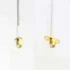 RP-SMA Female 2-flange to SMA jack RG405 .086" Flexible Semi-Rigid Jumper 4~40"