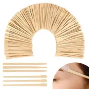 800 Pieces Wooden Wax Sticks 3.5 Inch Waxing Sticks Wax Spatulas Applicator S...