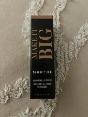 New In Box MORPHE Make It Big Plumping Lip Gloss - Shade BIG SWEET TEA