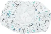 Abaodam Bassinet Mattress Pad Cover Summer Print Crib Sheets for Standard Hourglass Mattresses Soft Breathable Easy to Wash for Nursery Decor