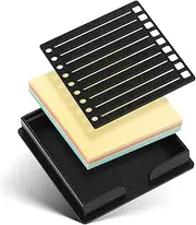 ZUNOXAZ Memo Note Stencil Template Sticker Organizer Box Week Label Organizer Sticker Dispenser Holder Desk Dispenser