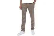 Ted Baker Mens Giggs Drawcord Slim Trousers (Taupe) (36R)